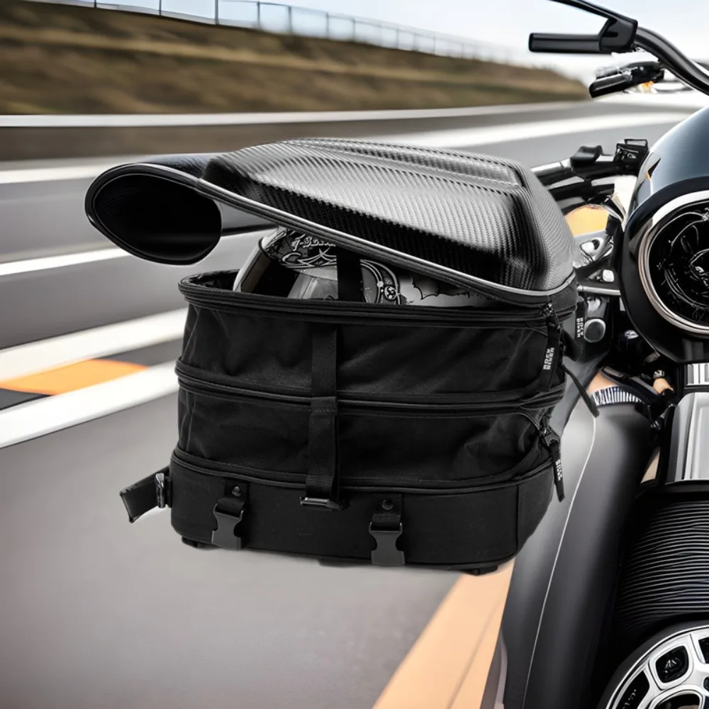 Motorcycle Gear Backpack - กระเป๋าท้ายมอเตอร์ไซค์กันน้ำแบบใหม่ กระเป๋าอเนกประสงค์ทนทานสำหรับติดเบาะหลังมอเตอร์ไซค์ กระเป๋าความจุสูงสำหรับมอเตอร์ไซค์ กระเป๋าเป้สำหรับผู้ขับขี่