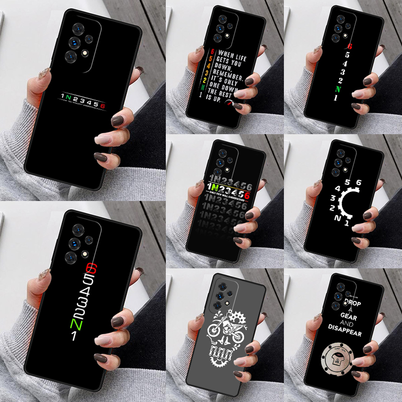 Motorcycle Gear Quotes - เคสโทรศัพท์ลายมอเตอร์ไซค์ สำหรับ Samsung Galaxy S25 S23