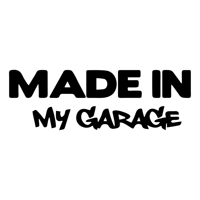 Motorcycle Gear White - 17.8*5.9 ซม.MADE IN MY GARAGE รถตลกจัดแต่งทรงผมรถสติ๊กเกอร์รูปลอกรถยนต์รถจักรยานยนต์