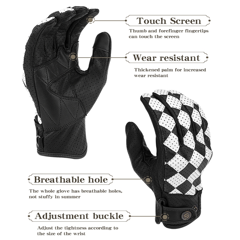 สตาร์ฟิลด์ไนท์ถุงมือมอเตอร์ไซค - Motorcycle Gear White บทวิจารณ์และราคา