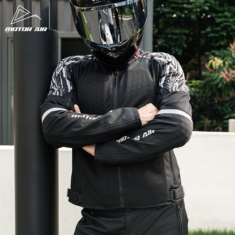 เสื้อแจ็คเก็ตมอเตอร์ไซค์สีดำแล - Motorcycle Gear White บทวิจารณ์และราคา