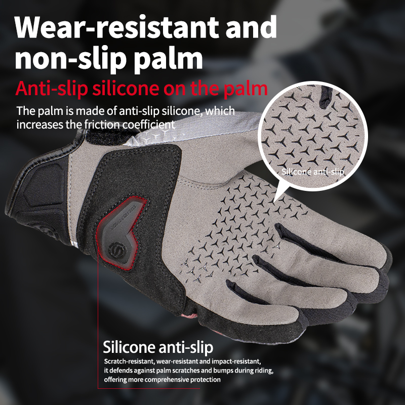SFK ถุงมือขี่มอเตอร์ไซค์สีขาวก - Motorcycle Gear White บทวิจารณ์และราคา