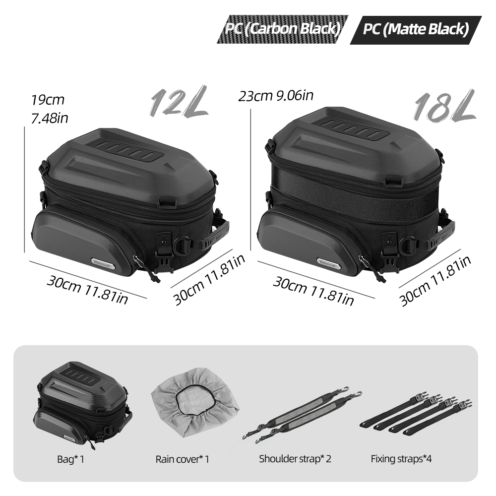 กระเป๋าท้ายมอเตอร์ไซค์ Rhinowa - Motorcycle Gear Backpack บทวิจารณ์และราคา