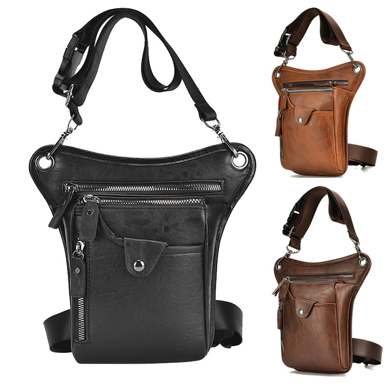 Vintage Men เอว Fanny Pack วาง - Motorcycle Gear Backpack บทวิจารณ์และราคา