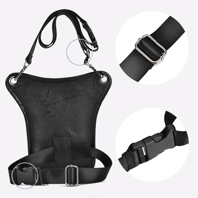 Vintage Pu หนังเอว Pack กระเป๋ - Motorcycle Gear Backpack บทวิจารณ์และราคา