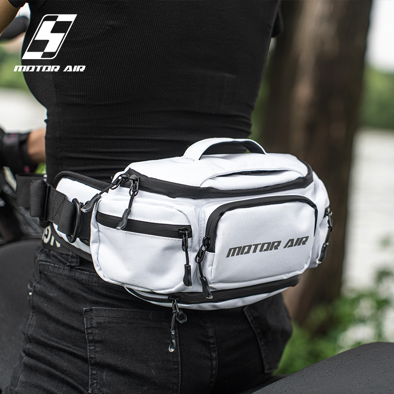 กระเป๋าคาดเอว/คาดอกสำหรับมอเตอ - Motorcycle Gear White บทวิจารณ์และราคา
